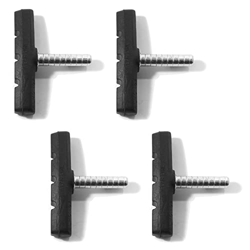 cyclingcolors 4X Bremsgummi Cantilever Bremsbeläge Bremsschuhe 60 mm Symmetrisch Kompatibel mit Shimano Bremsen Fahrrad