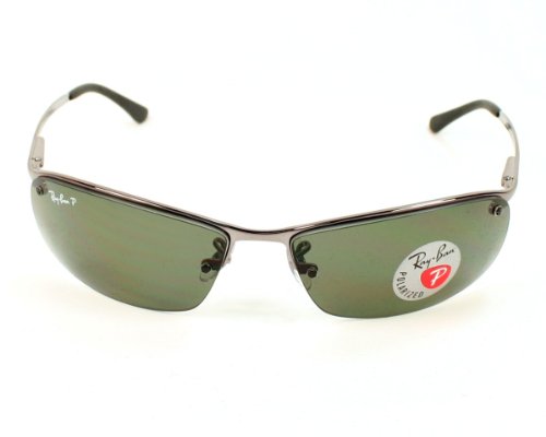 Ray-Ban RB3183 Sunglasses Color 004/9A Gunmetal Polar Green2