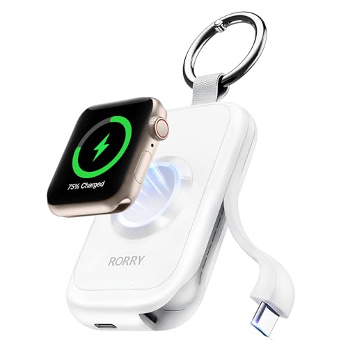 y}[dzRORRY AbvEHb` [d oCobe[ y ^ 2500mah (USB-C P[u) apple watch [d iPhone gя[d ^Cvc |[^u for apple watch Ultra2/