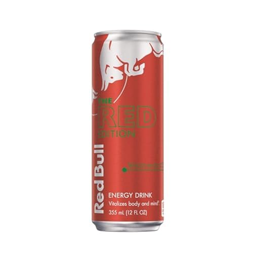 Image of Red Bull Energy Drink, Watermelon | 114mg Caffeine | Contains Taurine & B Vitamins | 12 Fl Oz Cans | Pack of 12
