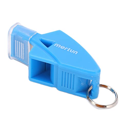 Silbato plástico azul claro para árbitros y deportes miniatura 5