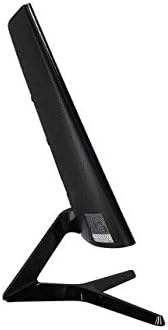 Side view of the Samsung C27F396FHN monitor showing the location of the OSD joystick button.