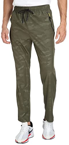 Airike Men's Camouflage Pants Outdoor Water Resistant Lightweight Quick Dry Hiking Camping Fishing Sweatpants With Pockets #TOP25