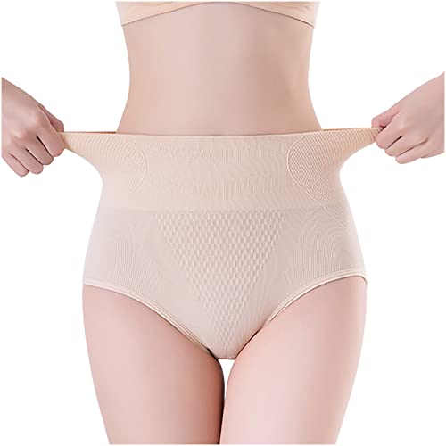 Pacote de roupa íntima feminina sem costura cintura alta cintura alta calcinha sem costura para mulh