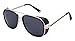 Outray Unisex Retro Iron Man Wrap Sunglasses A15 Black