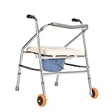  Marcheurs pour personnes âgées Commodes de chevet, toilettes – Cadre d\'aide à la salle de bain avec poignées de barre de soutien et accessoires pour personnes âgées, personnes âgées, handicapées et –