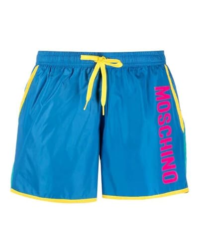 Moschino Swim Badehose A42259301 Herren Polyester Blau, blau, Small