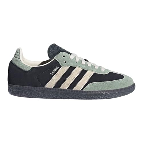 adidas Samba OG Womens Lifestyle Shoes (Core Black/Alumina/Silver Green)