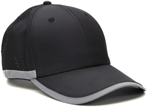 EMF Protection Hat with USPF 50+ Shield โ Embroidered Baseball Caps with Adjustable Strap โ Suitable for Sports Events, Outdoors, Exercise and Fitness (Black)