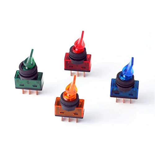 Interrupteur à bascule auto 12V 20A avec voyant lumineux LED montage panneau ASW-14D