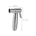 HYTROVE 1set Stainless Steel Handheld Bidet Sprayer High-pressure Toilet Cleaning Tool for Bathroom Material Wall Mount and Hook Efficient Bathroom
