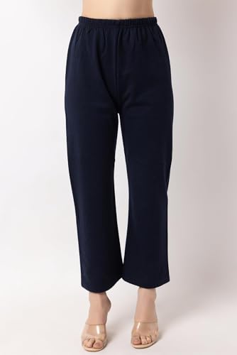 Image of Rosary Women's Woolen Winter Embroidered Kurta with Palazzo | Warm Ethnic Suit Set - 2 Piece Outfit