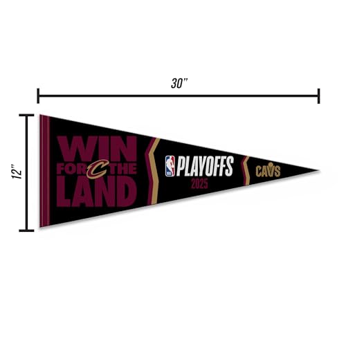 Image of Rico Industries NBA Basketball 12 inch x 30 inch Felt Wall Decor Pennant - Great for Home /Bed Room /Man Cave Decor