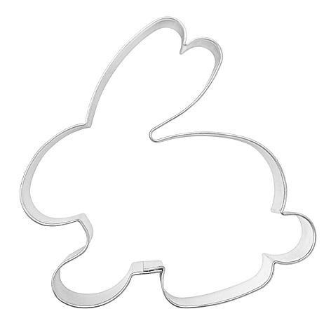 Formina Stampo per biscotti a forma di coniglio seduto Dimensioni circa 6,5 cm, in acciaio inox