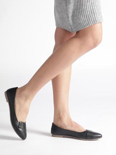 Image of Marc Loire Women's Slip-On Flat Ballerina Shoes for Casual Wear, Party and Formal Occasions