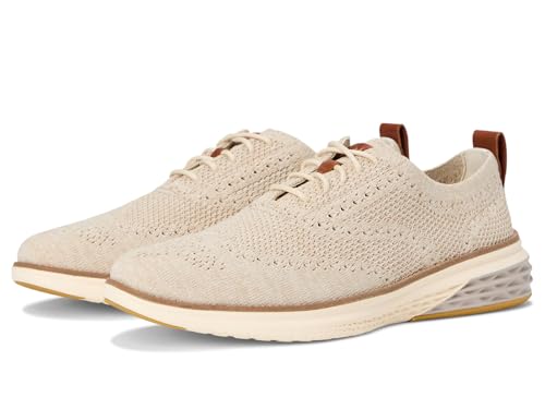 Cole Haan Cole Haan Men's Grand Hurrion Stitchlite Wingtip Oxfords, Birch/Light Sesame/Ivory, 9.5-M US