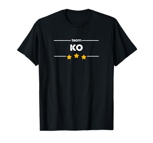 Family Name Surname or First Name | TEAM KO T-Shirt
