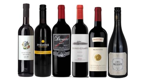 The Wine Guys Probierpaket Europa Rotweinreise, Verschiedene, 6 x 0,75 l