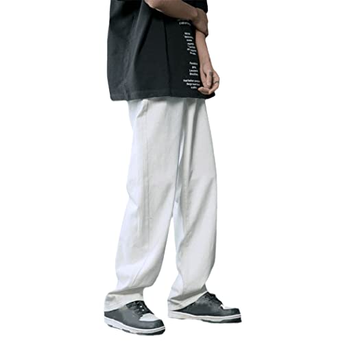 Jean ample pour homme WEGUKRI coupe droite en noir taille 3XL