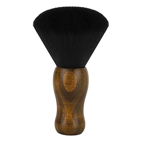 Barber Neck Duster Brush, Yebeauty Large Soft Barber Hair brush for Hair Cutting, Hair Sweep Brushes with Natural Fiber Wooden Handle Cutting Kits Cover