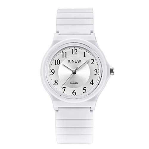 Reloj analógico de cuarzo unisex deportivo para niños, reloj de pulsera de silicona, reloj de pulsera para hombre, reloj de viaje para hombre, A, talla única Reloj analógico de cuarzo unisex deportivo para niños, reloj de pulsera de silicona, reloj de pulsera para hombre, reloj de viaje para hombre, A, talla única