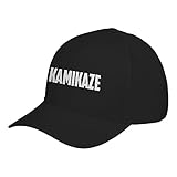 Indica Plateau Kamikaze Large Black Adjustable Unisex Baseball Cap