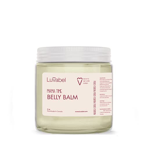 Luvabel Mama Belly Butter - Pregnancy Stretch Mark Cream - Reduce The Appearance of Stretch Marks And Scars During and After Pregnancy
