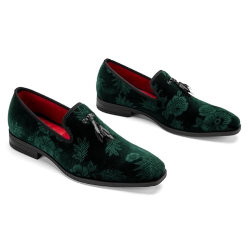 Image of JITAI Men's Fashion Loafers Wedding Shoes Loafers for Men Party Shoes