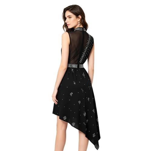 Maillot bodycon con estampado térmico de unión y cremallera trasera XXL 2