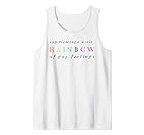 Experimentando todo un arco iris de sentimientos gay - Mes del orgullo Camiseta sin Mangas
