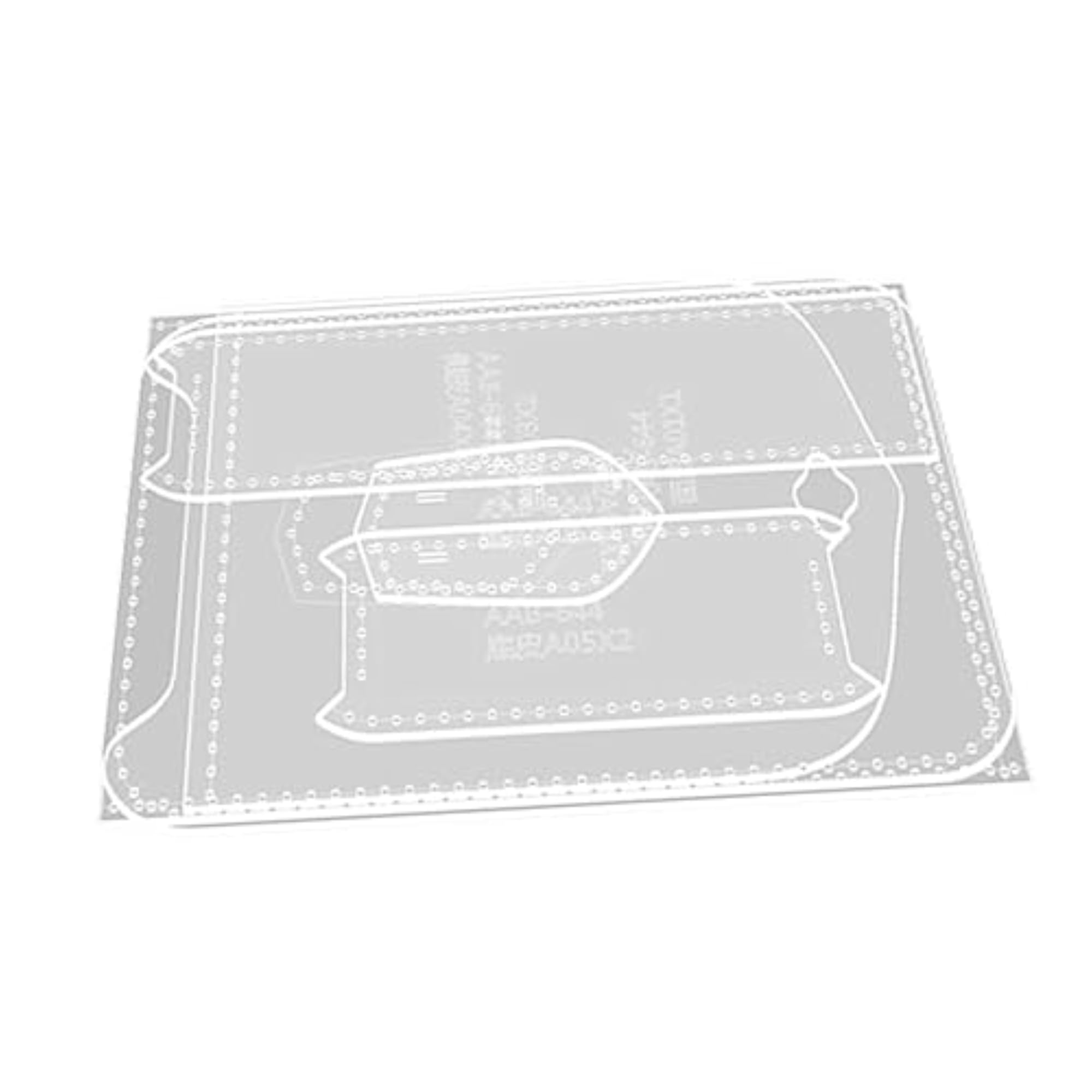 DIY Leather Craft Clear Acrylic Template Tool Set