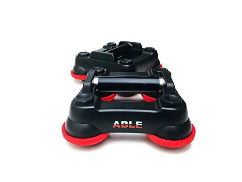 ABLE Push Up Handles, Push Up Stands With Wheels, Ab Roller And Chest
