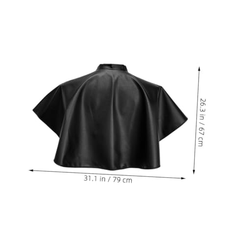 Capa negra impermeable desechable para tintura de cabello 2 unidades miniatura 7