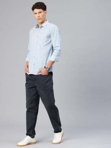 Image of Majestic Man Stylish Geomatric Print Casual Shirt - Pure Cotton| Full Sleeve | Trendy & Comfortable