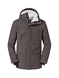 Lieferumfang & Details: Schöffel Ins. Parka Rotterdam M, warmer Teddyfell Mantel, Material: 100% Polyester / 100% Polyurethan, Modellnummer: 23032, Model im Foto (188 cm) trägt Größe 50