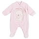 Chicco, Baby Strampler Mädchen, mit praktischer Frontöffnung mit Knöpfen, aus warmem und weichem Chenille, maschinenwaschbar, Babykleidung Mädchen 0-24 Monate, Neugeborenen Geschenk Idee