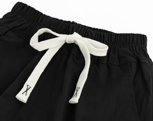 Cotton Kids Cargo Shorts for Boys, Elastic Waistband with Drawstring, Double Pockets, Ages 3-16 Years — 사진 2