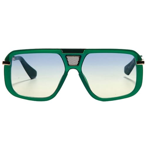 Fashion Oversized Pilot Sunglasses for Women Men Metal Frame Square Sun Glasses Eyewear Shades Female2