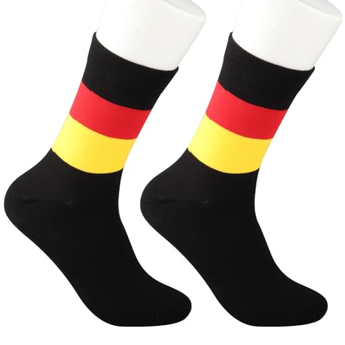 Image of CENWA 1 Pair German Flag Socks Souvenirs Germany Socks Germany Flag Gift
