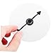 CIYODO 12pcs Reusable Blank Rotating Game Board Erasable Spinning Arrows Acrylic Wheel for Classroom Office and Home Teaching Activities