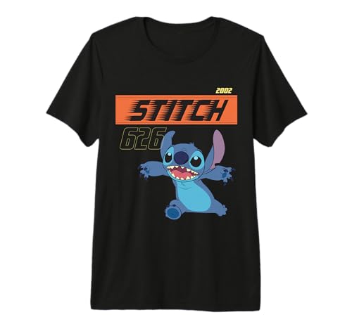 T-shirt Disney Stitch 626 Premium avec finitions soignées et coton respirant
