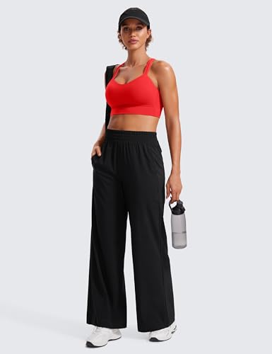Image of CRZ YOGA Softness Mold Butterluxe Sports Bras | Molded Cup, Light Support, Yoga, Extremely Soft, Longline, Strappy Back, Scoop Neck, for Women