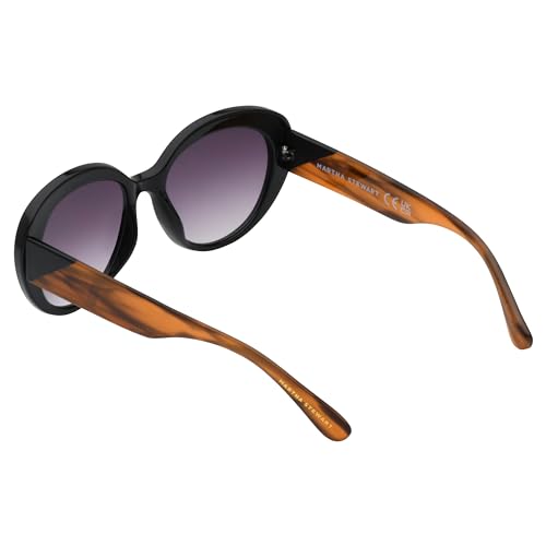 Martha Stewart Womens Ms193 Retro Modern Uv400 Protective Oval Sunglasses - Timeless Gifts for Her, 53.7mm Oval Sunglasses4