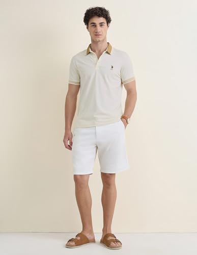 Image of U.s.Polo Association Men's Solid Slim fit Polo Shirt