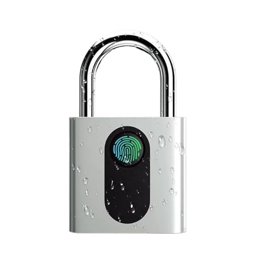 Bluetooth IP66�h��USB�[�d���X�}�[�g�L�[���X�w�䃍�b�N����h�~�싞���h�A�ו��P�[�X���b�N (Color : 40FB-APP-Fingerprint, Size : Other) XXZ