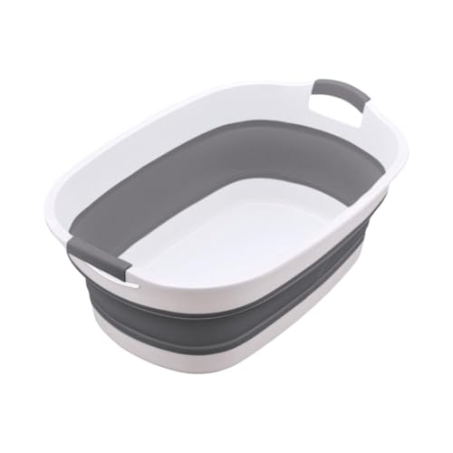 Bañera para Bebé - PP+TPE, 40x60x24cm Bañera Plegable para Niños Pequeños Diseño Antideslizante | Solución de almacenamiento compacta para bañerainfantil portátil, lavabo para niños para recién nacid
