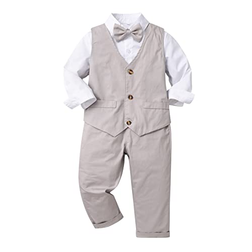 ROSEBEAR Kleinkind Baby Jungen Kleid Gentleman Outfits Anzüge Kinder...