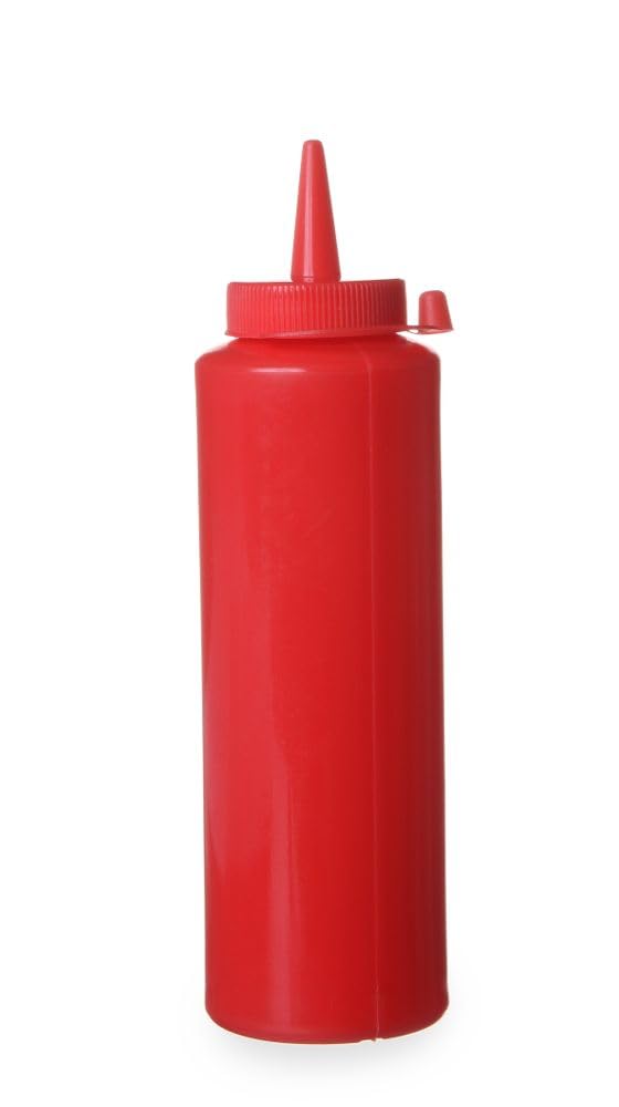 Bouteilles à condiments réutilisables ø55mm avec bec verseur précis x3