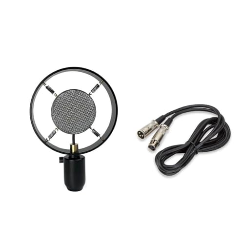 Muuookka Vintage Retro -Mikrofonmodell -Stufe Photographie Prop Klassisches Kondensatormikrofon für die Aufnahme Von Videoarbeiten