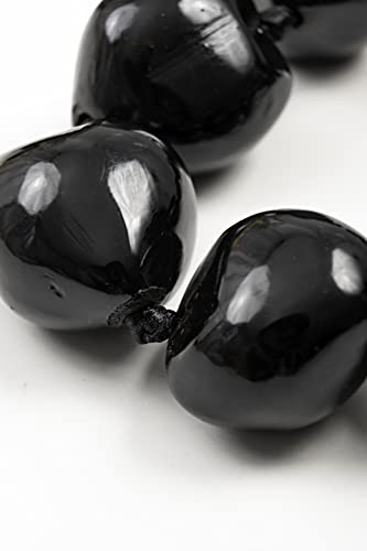 Aloha Outlet Black Kukui Lei multiple 3pack, 6pack, 10pack3